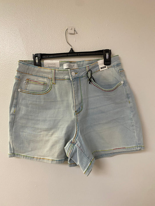 Judy Blue Shorts with Colorful stitching