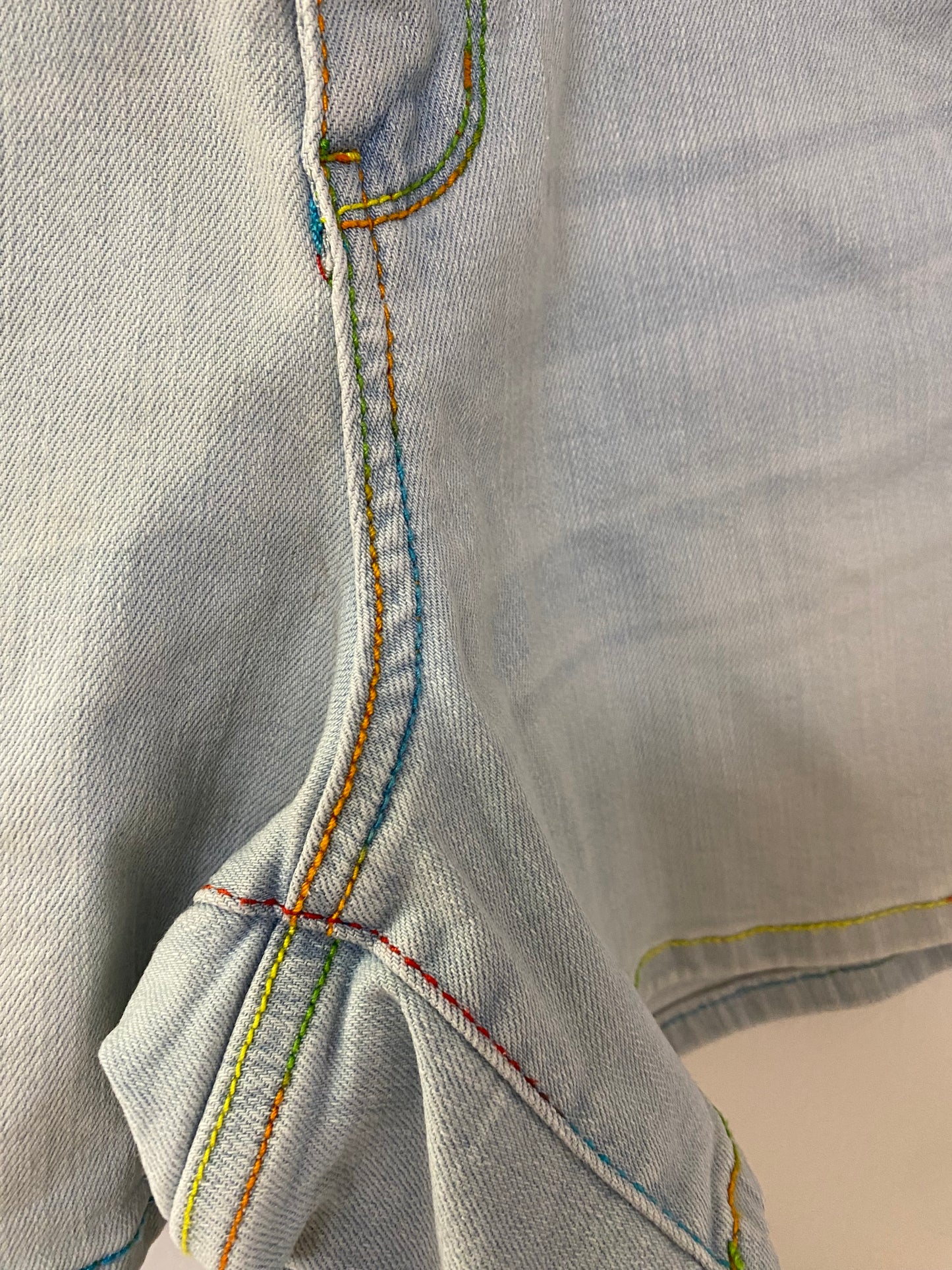 Judy Blue Shorts with Colorful stitching