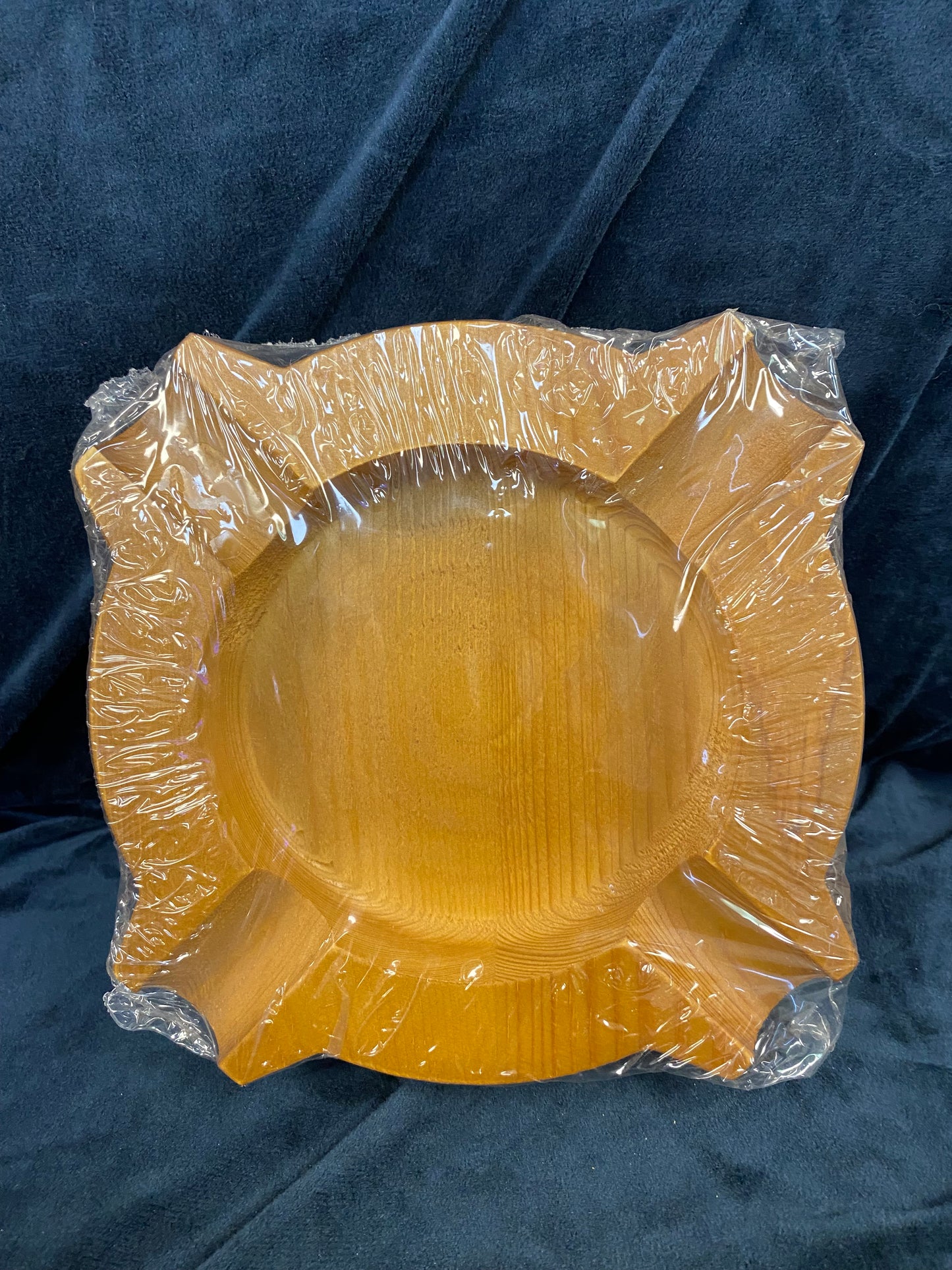 Solid wood cigar tray