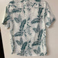 Tropical short sleeve button down shirt