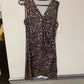 Leopard print mini dress