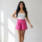 Glam hot pink shorts