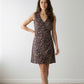 Leopard print mini dress