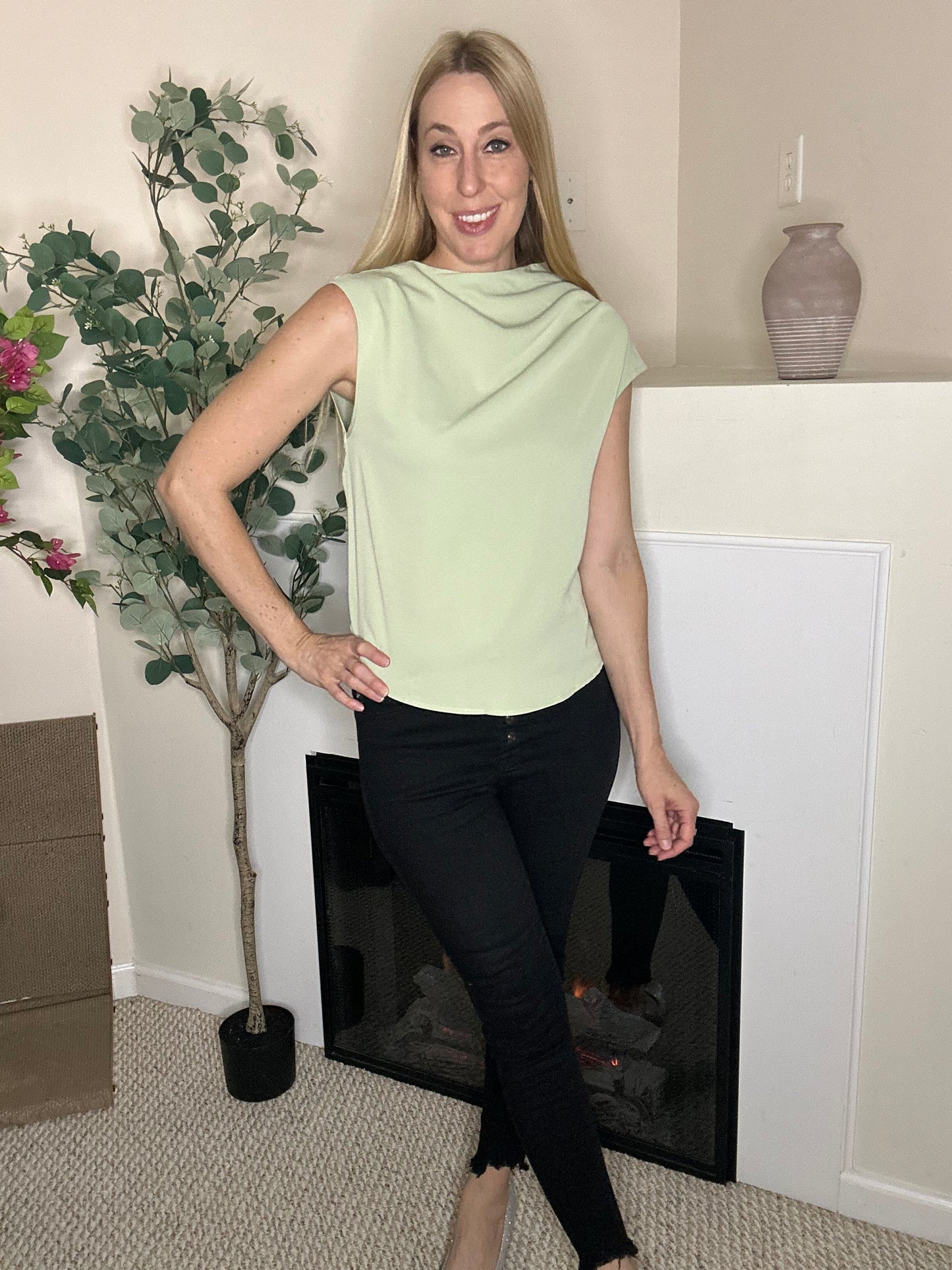 Light green blouse