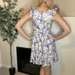 Pastel floral skater dress