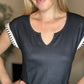 Black and white casual dress