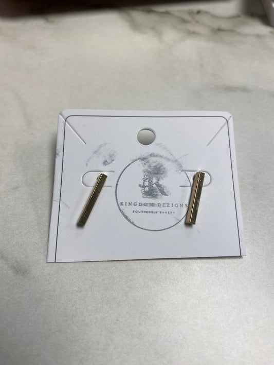 Golden dangle earrings