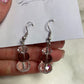 Beaded dangle earrings