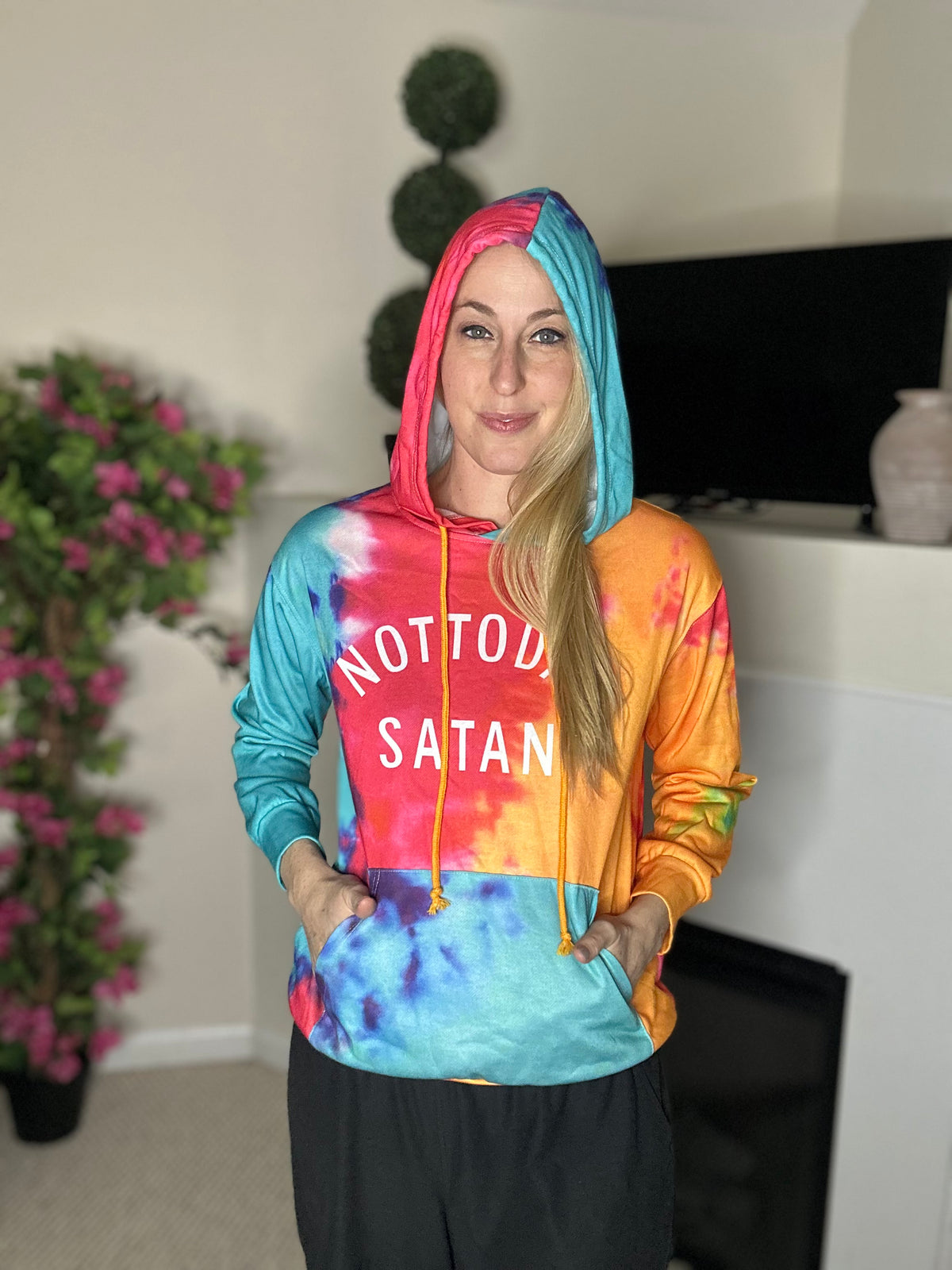 Not Today Satan hoodie