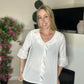 Off white ruffle blouse
