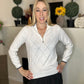 Argyle collared sweater with quarter zip