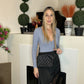 Black quilted crossbody purse