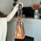 4 in 1 brown faux leather purse