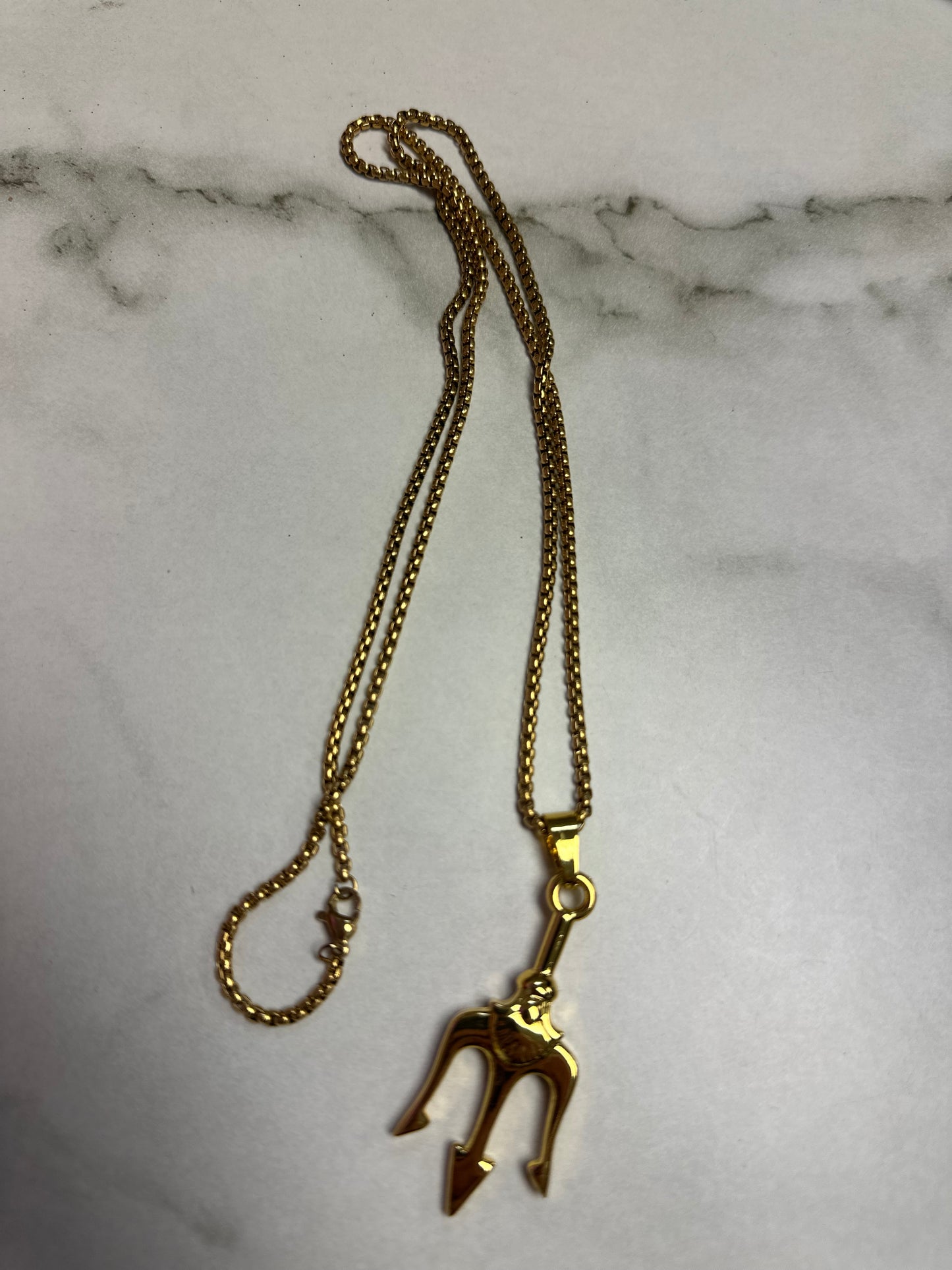 Aquaman Trident necklace