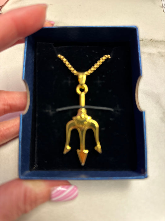 Aquaman Trident necklace