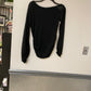 Elegant long sleeve sheer top