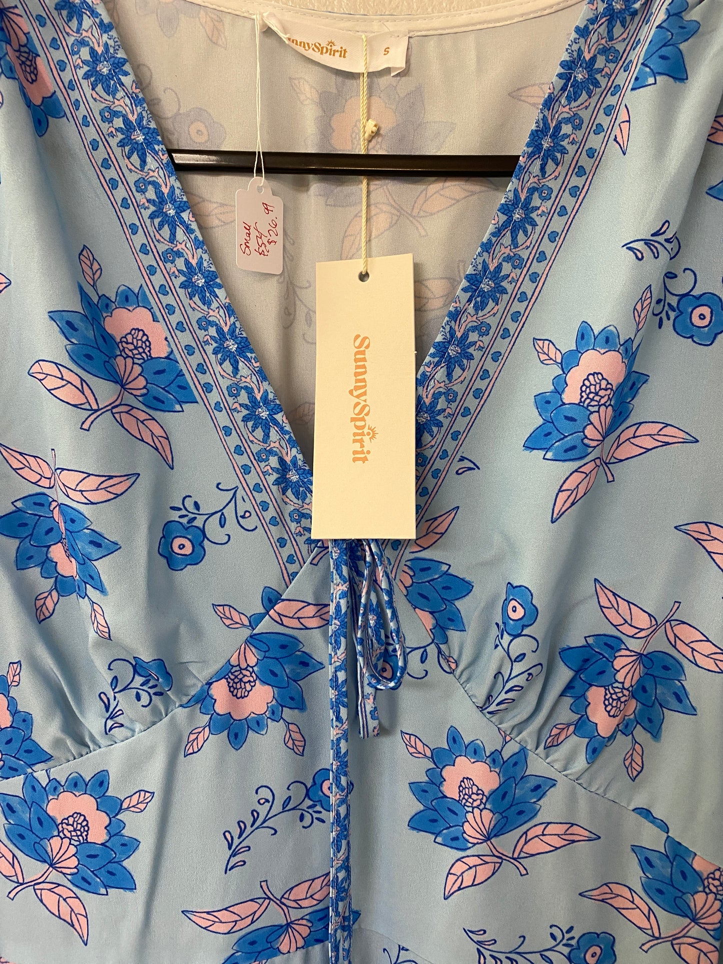 Long sleeve floral maxi dress