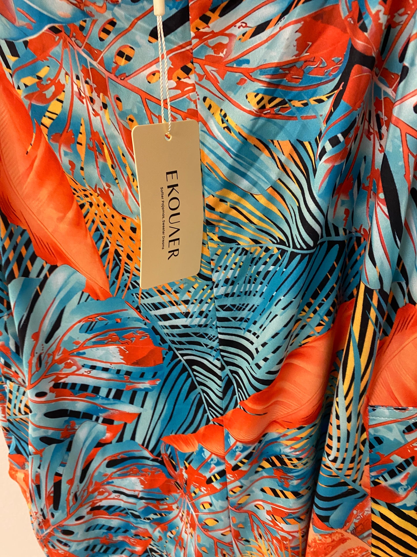 Vibrant tropical romper