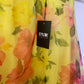 Yellow floral oversized sundress