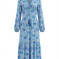 Sunny spirit Long sleeve floral maxi dress