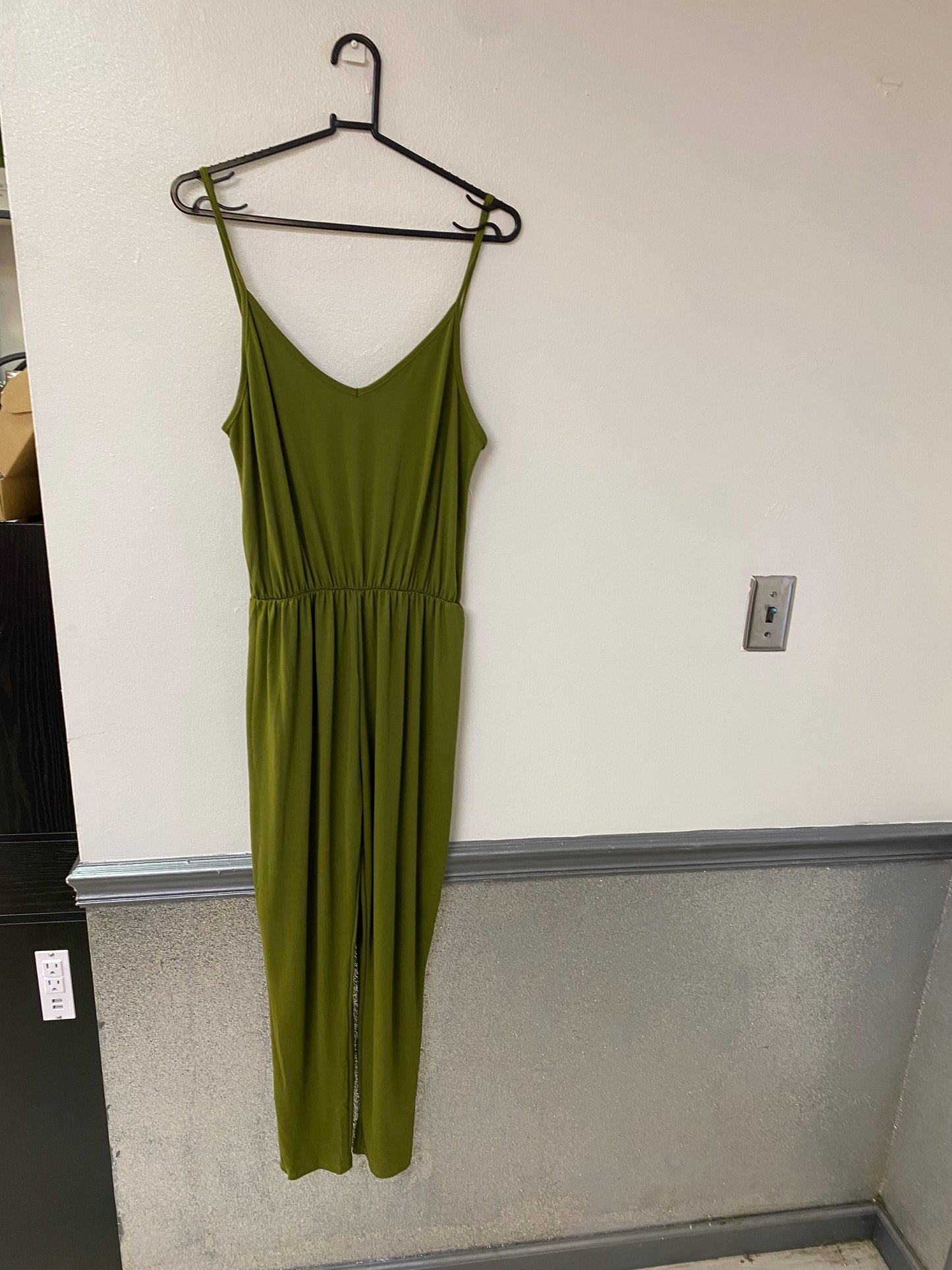 Capella olive green jumpsuit