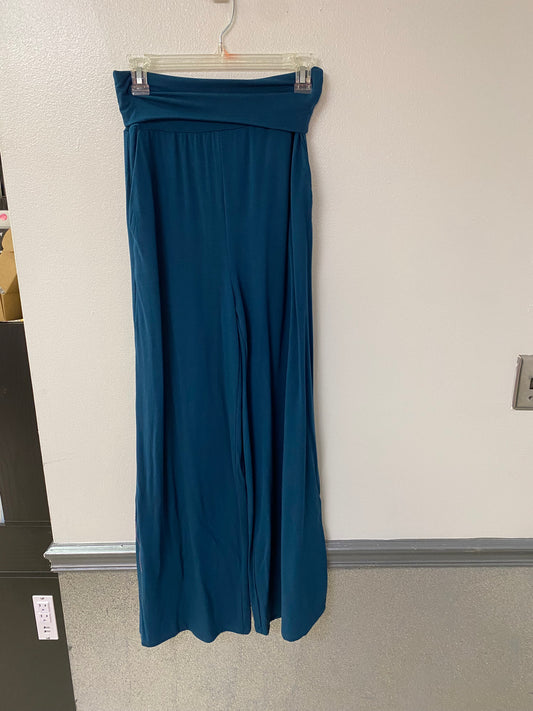 Culture Code Wide Leg Teal Pants