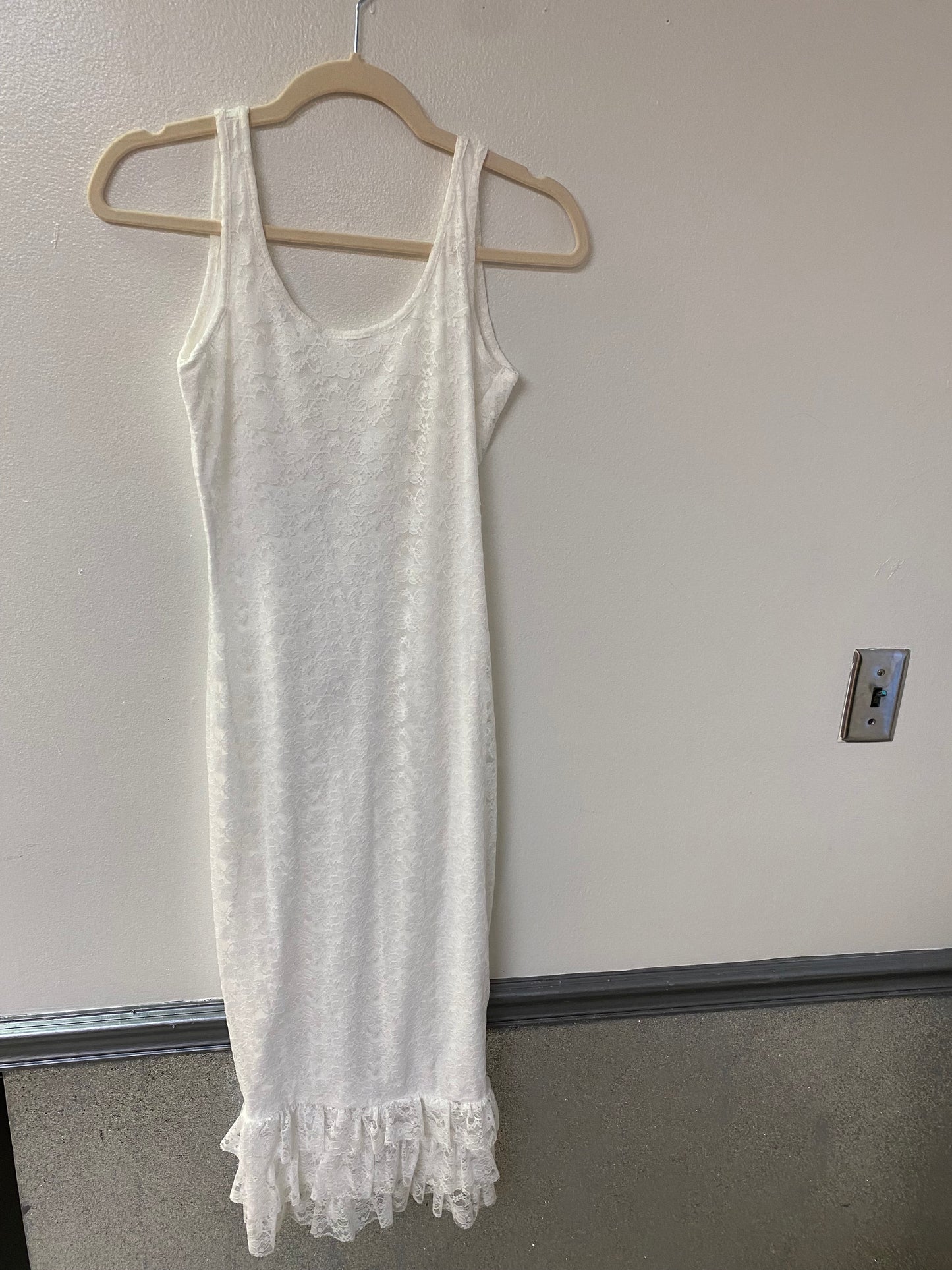 Hidden White Lace Dress