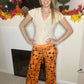 Orange Halloween lounge pants