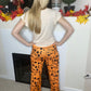Orange Halloween lounge pants
