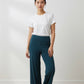 Culture Code Wide Leg Teal Pants