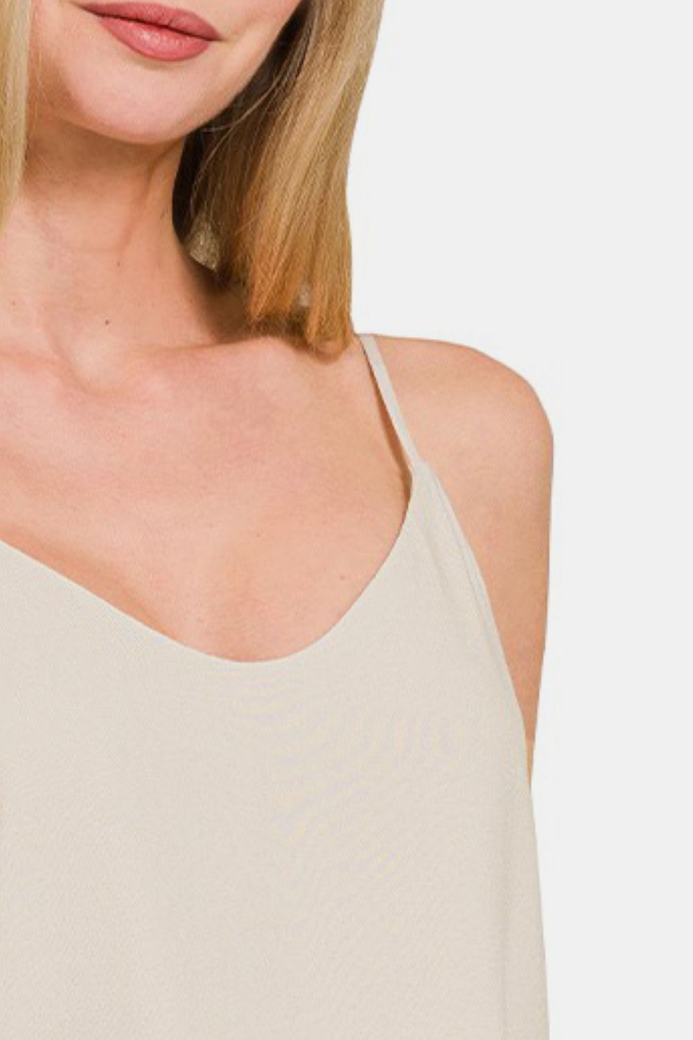 Zenana Two Layered Spaghetti Strap Cami