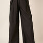 Mittoshop Deep Pleated High Waisted Wide Leg Pants