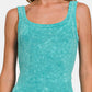 Zenana Ribbed Scoop Neck Tank