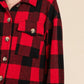 Super Lady Plaid Button Down Long Sleeve Shirt