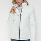 YMI Pocketed Zip Up Turtleneck Puffer Jacket