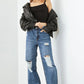 HAMMER COLLECTION Distressed High Waist Jeans