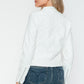 Snobbish PU Leather Zip Up Jacket with Pockets