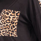 Celeste Full Size Leopard Round Neck Dropped Shoulder T-Shirt