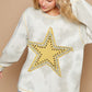 POL Washed Star Patch With Studded Top