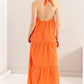 HYFVE Halter Neck Cover Up Maxi Dress