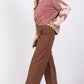 SAGE + FIG Wide Leg Cropped Pants