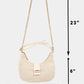 Fame Straw Braid Hobo Bag