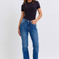 Judy Blue Full Size Run Mid-Rise Bootcut Jeans with Thermal Lining