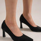 Beast Fashion Faux Suede Point Toe Pumps