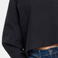 Zenana Asymmetric Hem Long Sleeve Sweater