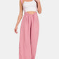 Zenana Pocketed Wide Strap Wide Leg Overalls