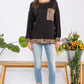 Celeste Full Size Leopard Round Neck Dropped Shoulder T-Shirt