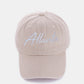 Zenana Washed ATLANTA Embroidered Baseball Cap