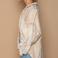 POL Oversize Lace Button-Down Shirt