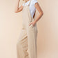 White Birch Sleeveless Wide Leg Jumpsuit